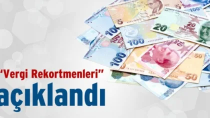 İşte Sapanca'nın 2014 Vergi Rekortmenleri