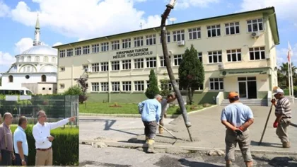Kırkpınar Turizm Meslek Yüksekokulu Bahçesine Düzenleme