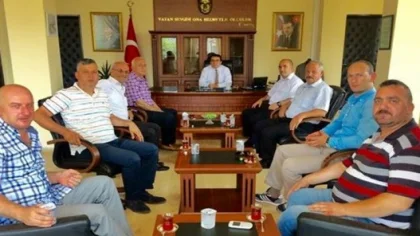 Mahalle Muhtarlarından Kaymakam Yıldırım'a Ziyaret