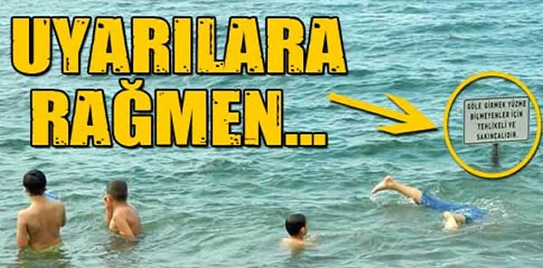 Uyarı Levhalarına Aldırış Etmiyorlar