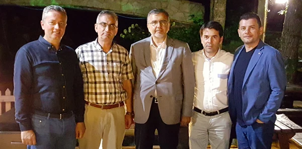 Mustafa Davutoğlu, Yılmazer'in Misafiri Oldu