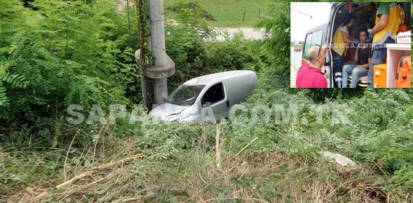 Sapanca'da Şarampole Uçan Panelvan Sürücüsü Nihat Özen Yaralandı