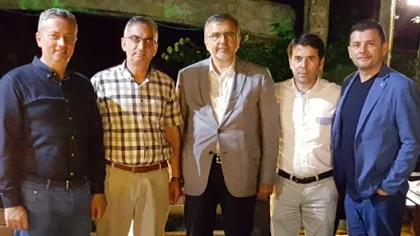 Mustafa Davutoğlu, Yılmazer'in Misafiri Oldu