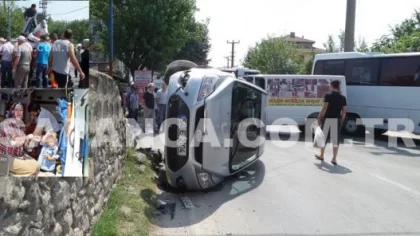 Sapanca'da Meydana Gelen Trafik Kazasında 2'si Çocuk 4 Kişi Yaralandı