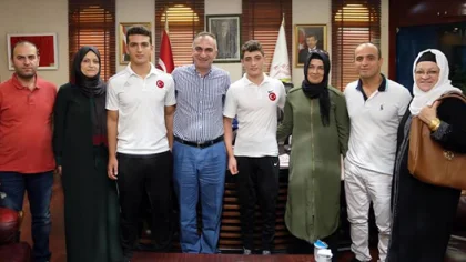 Başkan Yılmazer, Milli Gururlarımızı Ağırladı