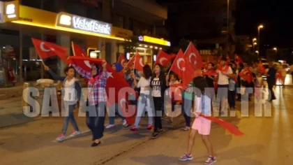Sapanca'da Teröre Lanet Yürüyüşü