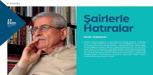 Şairlerle Hatıralar Akm'de Konuşulacak