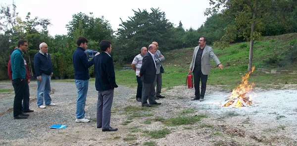 Sapanca Myo'da Yangın Eğitimi