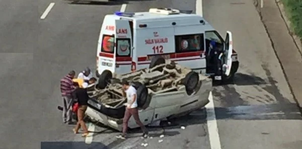 TEM Otoyolu Sapanca Geçişinde Meydana Gelen Kazada İrfan Mahçup Yaralandı