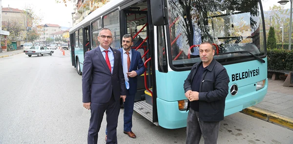 İstanbul'dan Belediyeye Hibe Otobüs