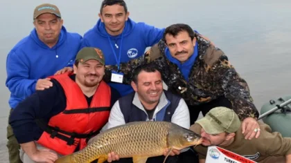 15 Kg Ağırlığında Sazan Balığı Yakalandı