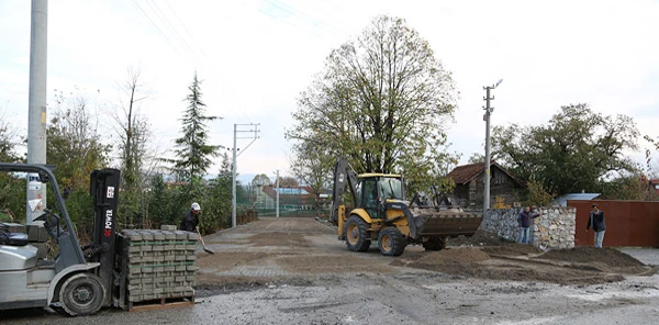 Bağ Sokak'a Parke Düzenlemesi
