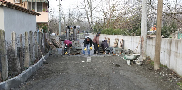 Kırkpınar Tepebaşı'na Parke Yol
