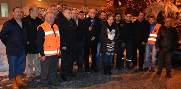 Atalay, Yeni Yıla Sapanca'da İşçilerle Girdi
