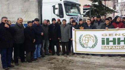 Yardım Tırı Sapanca'dan Dualarla Yola Çıktı