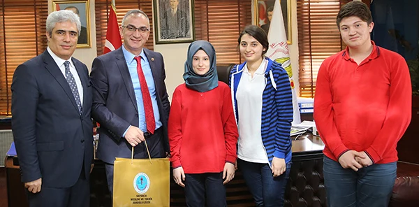 Başkan Yılmazer'e Teşekkür Ziyareti