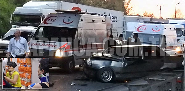 Sapanca TEM'de Trafik Kazası: 5 Yaralı