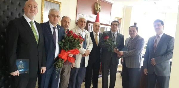 Kaymakam Yıldırım'ı Ziyaret Ettiler