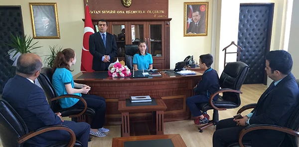 Kaymakam Yıldırım Makamını Devretti