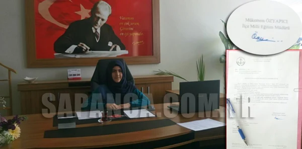 Müdür Oldu İlk İmzasını Attı