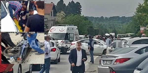 Sapanca'da Trafik Kazası: 1 Yaralı