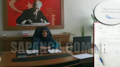 Müdür Oldu İlk İmzasını Attı
