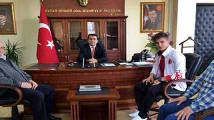Şampiyon'dan Kaymakam Yıldırım'a Ziyaret