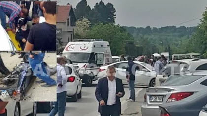 Sapanca'da Trafik Kazası: 1 Yaralı