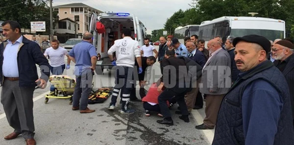 Sapanca'da Trafik Kazası:1 Yaralı