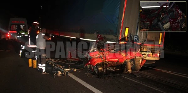 Sapanca Sınırında Kaza: 1 Ölü, 1 Yaralı