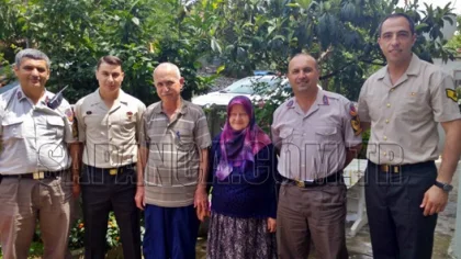Jandarma'dan Şehit Ailesine Ziyaret