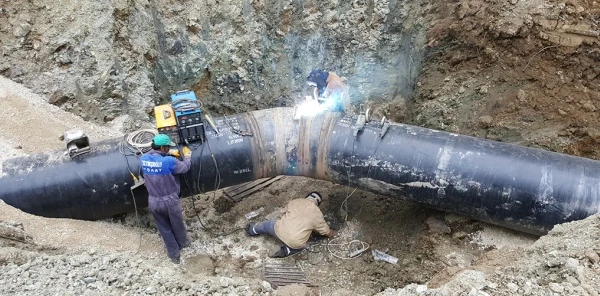 Akçay'da Sıra Baraj Gövdesinde