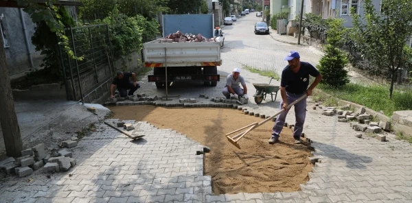 Sapanca Genelinde Parke Taşı Yol Onarımları