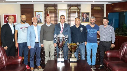 Yılmazer, Şampiyonu Ağırladı