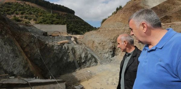Sapanca Akçay Barajı'nda Gövde Yükseliyor