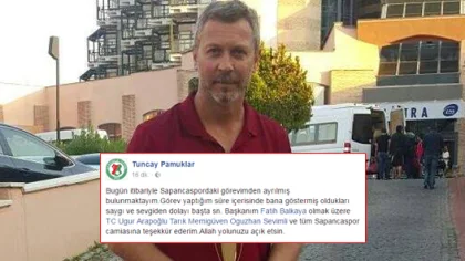 Tuncay Pamuklar, Görevinden Ayrıldı