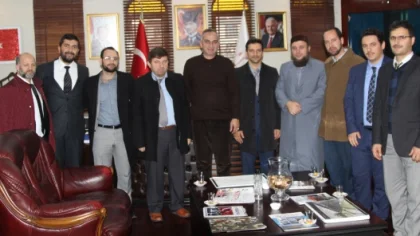 Vaizlerden Başkan Yılmazer'e Ziyaret