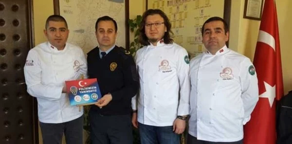 Aşçılardan Emniyete Taziye Ziyareti