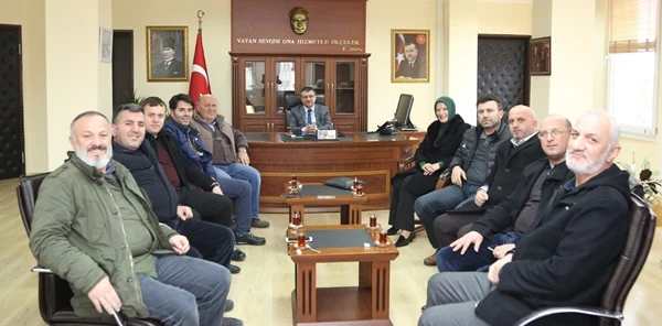 Sapanca Belediyesi Meclis Üyelerinden Kaymakam Ada'ya Ziyaret
