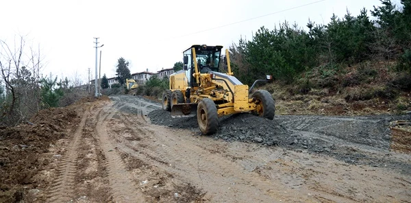 Sapanca'da Yol Genişletme Çalışmaları