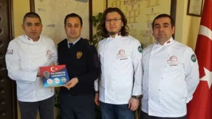 Aşçılardan Emniyete Taziye Ziyareti