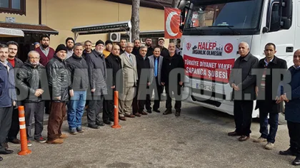 Halep için Toplanan Yardım Tırı Yola Çıktı