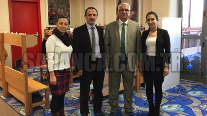 Dede'den Elmas Dereli Anaokuluna Ziyaret