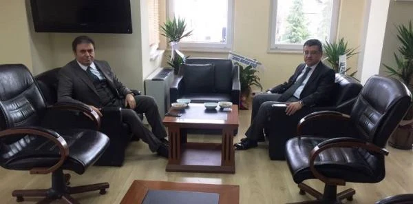 Emniyet Müdüründen Kaymakam Ada'ya Ziyaret