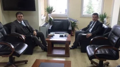 Emniyet Müdüründen Kaymakam Ada'ya Ziyaret