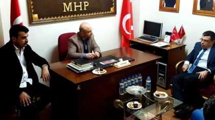 Kaymakam Ada'dan MHP'ye İade-İ Ziyaret