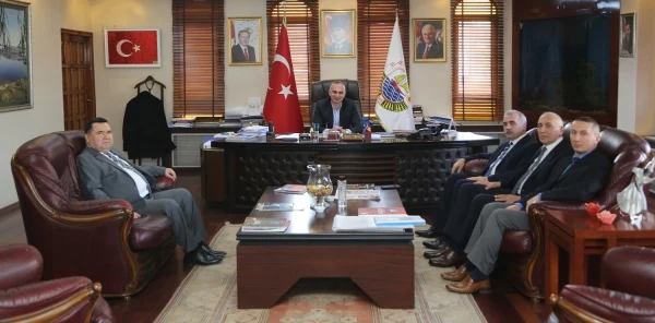 Vergi Dairesi Başkanında Yılmazer'e Ziyaret