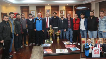 Şampiyon'dan Başkan'a Ziyaret