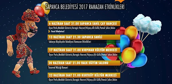 Sapanca Belediyesi Ramazan Etkinlikleri