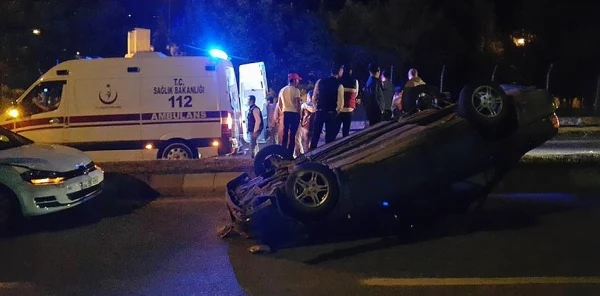 Sapanca'da Trafik Kazası: 1 Yaralı